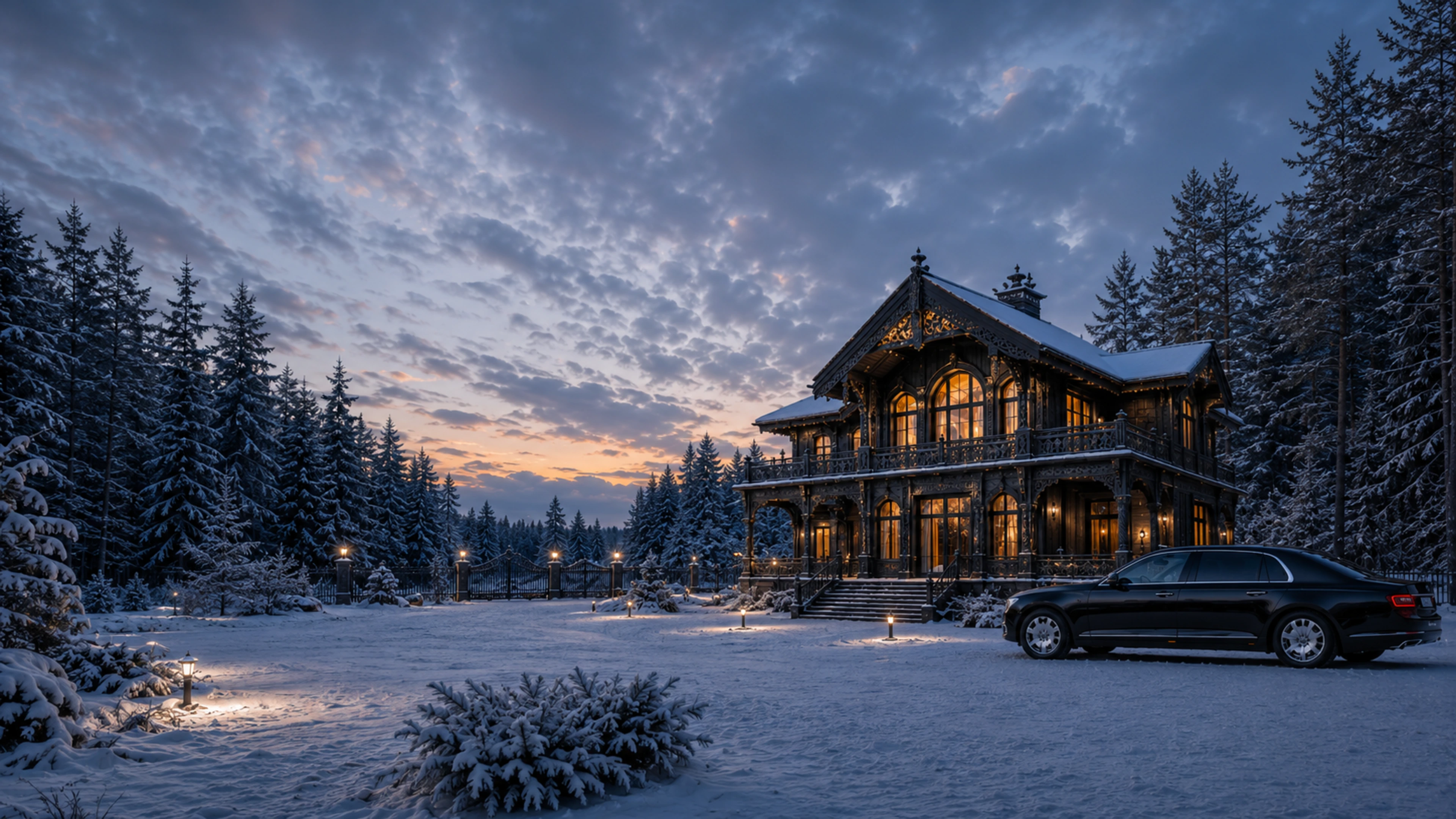 Современный частный дом ПЁРФ с русским характером